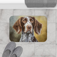 German Wirehaired Pointer Bathroom Rug Mat