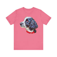 English Cocker Spaniel 'Tango' Unisex Jersey Short Sleeve Tee