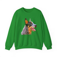 Blue Heeler - Australian Cattle Dog 'Percy' Unisex Crewneck Sweatshirt