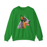 Blue Heeler - Australian Cattle Dog 'Percy' Unisex Crewneck Sweatshirt