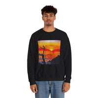 Big Sur Sunset at Pfeiffer Beach - Unisex 50/50 Crewneck Sweatshirt