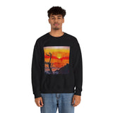 Big Sur Sunset at Pfeiffer Beach - Unisex 50/50 Crewneck Sweatshirt