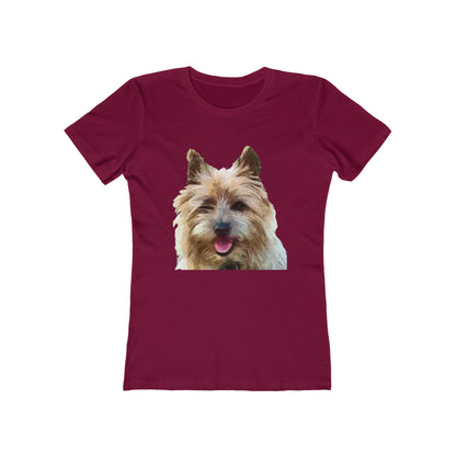 Cairn Terrier 'Toto' Slim Fitted Women's T-Shirt