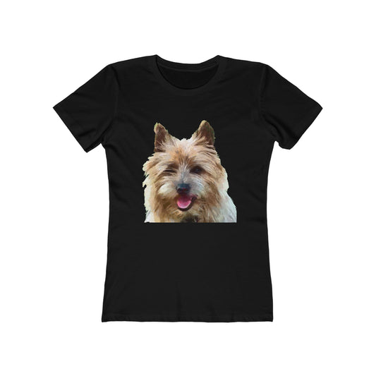 Cairn Terrier 'Toto' Slim Fitted Women's T-Shirt