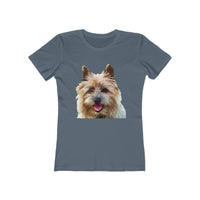 Cairn Terrier 'Toto' Slim Fitted Women's T-Shirt