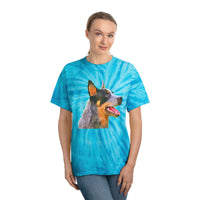 Blue Heeler - 'Percy' Unisex Cotton Tie-Dye Tee, Cyclone