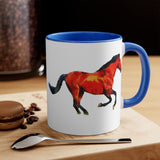 Horse 'Old Red' Accent Coffee Mug, 11oz