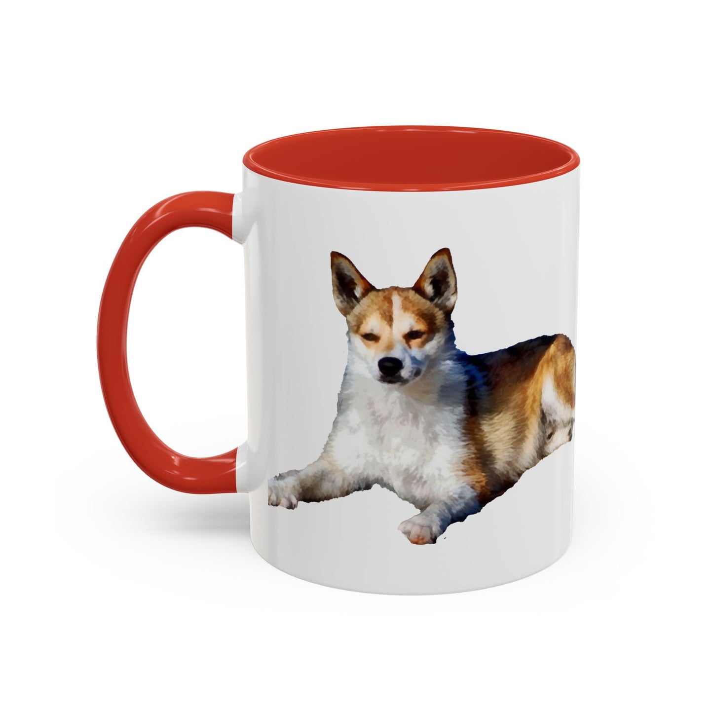 Norwegian Lundehund Accent Coffee Mug