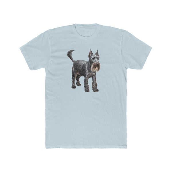 Cesky Terrier - Men's Fitted Cotton Crew Tee