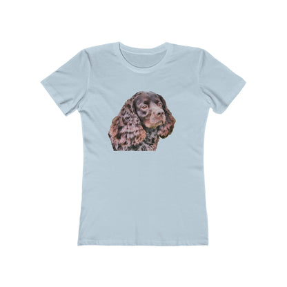 American Water Spaniel Women's Slim Fit Ringspun Cotton T-Shirt