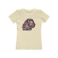 American Water Spaniel Women's Slim Fit Ringspun Cotton T-Shirt
