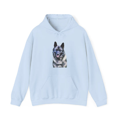 Norwegian Elkhound Unisex 50/50 Hoodie: Cozy Companion
