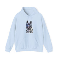 Norwegian Elkhound Unisex 50/50 Hoodie: Cozy Companion