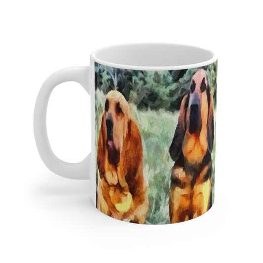 Bloodhounds 'Bear & Bubba' Ceramic Mug 11oz