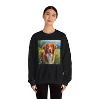 Dixie the Nova Scotia Duck Tolling Retriever 50/50 Crewneck Sweatshirt