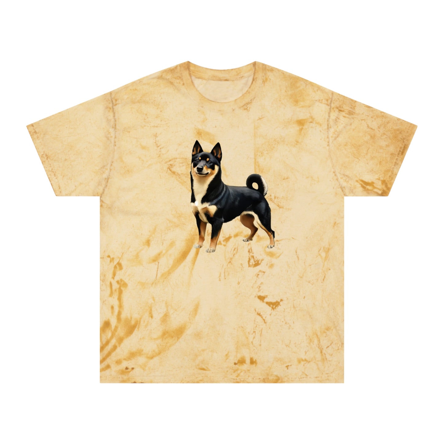 Black & Tan Shiba Inu - Unisex Color Blast T-Shirt