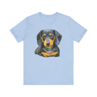 Dachshund 'Doxie #2' Unisex Jersey Short Sleeve Tee