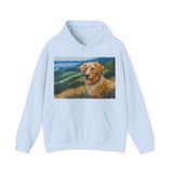 Golden Retriever Artistic Painting Unisex 50/50 Hooded Sweatshirt