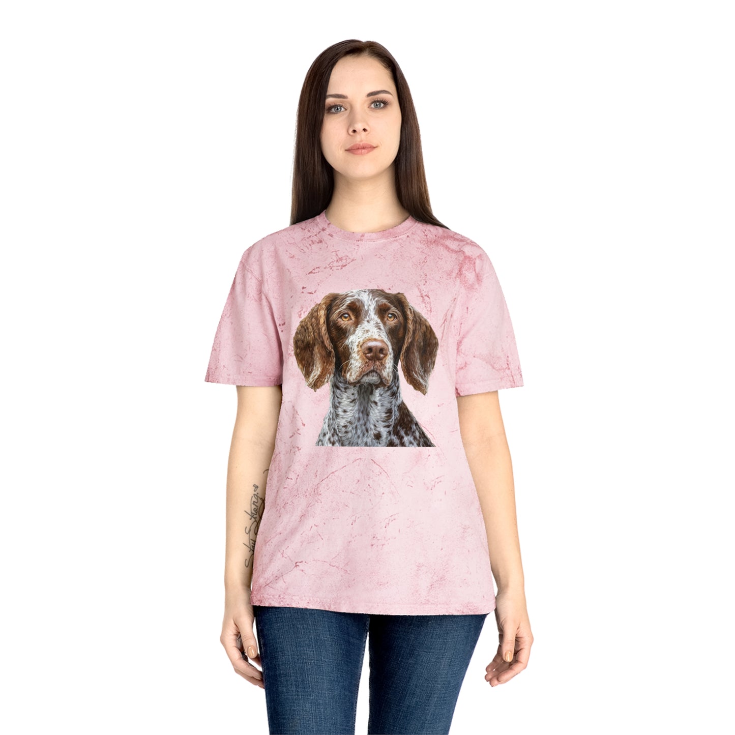 German Wirehaired Pointer Classic Color Blast T-Shirt