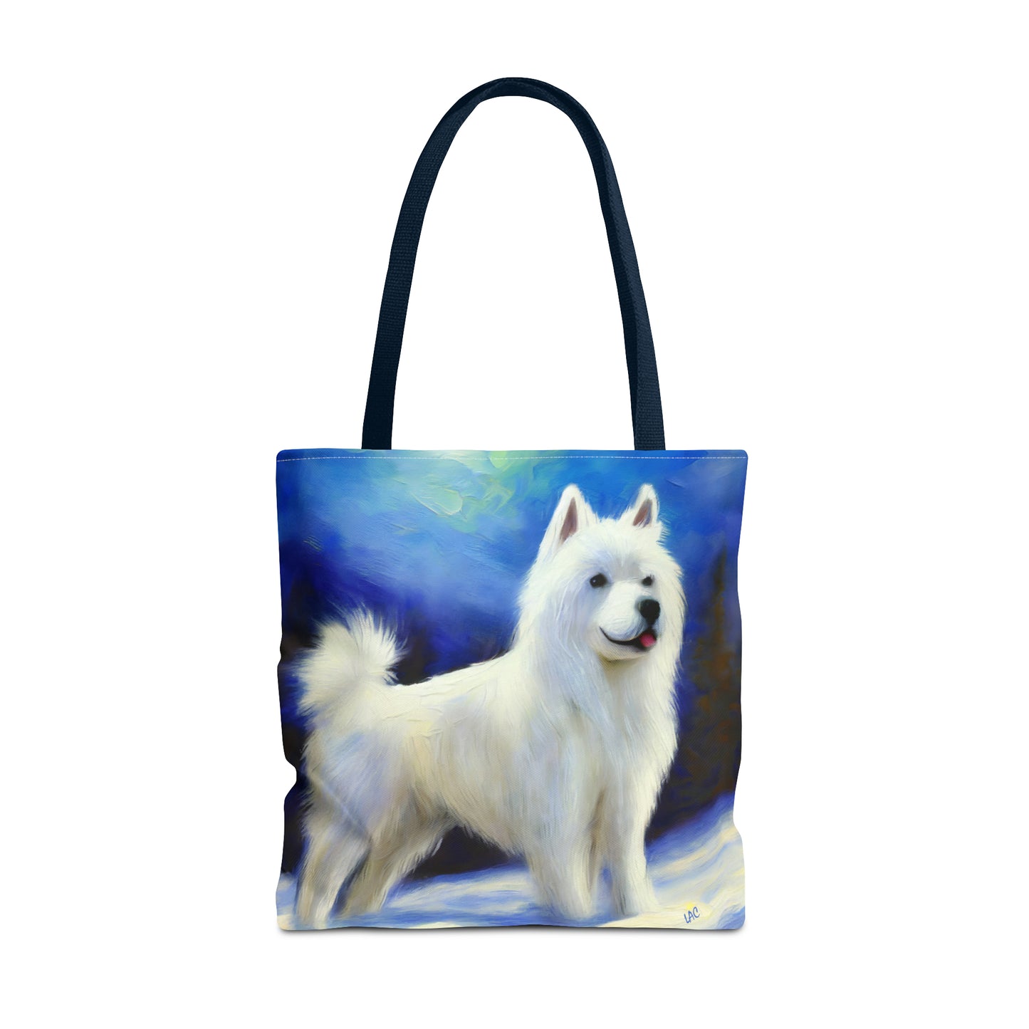 The Enchanted American Eskimo Dog Tote Bag