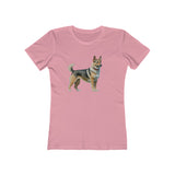 Swedish Vallhund  -  Women's Slim Fit Ringspun Cotton Tee