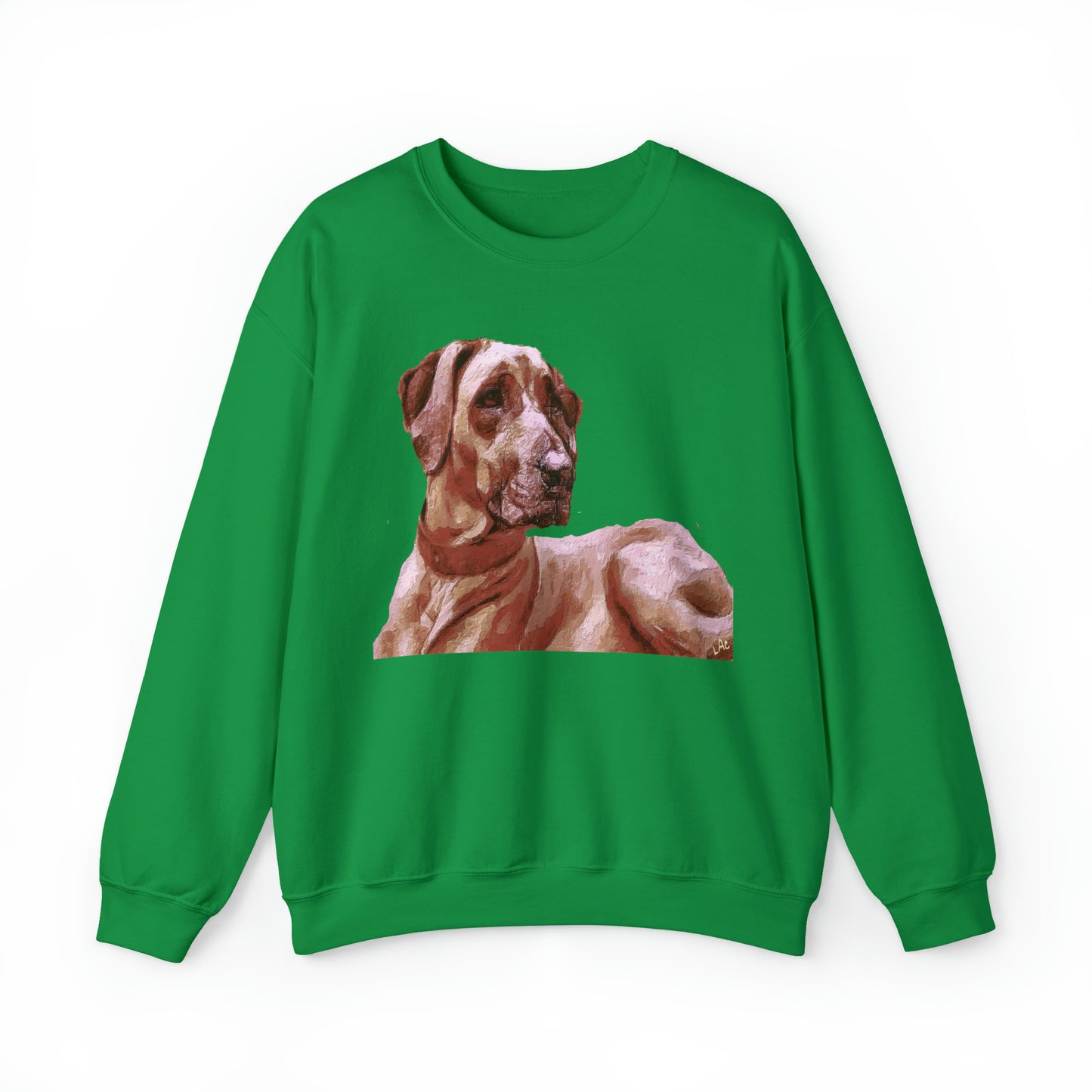 Rhodesian Ridgeback 'Thor' Unisex 50/50  Crewneck Sweatshirt