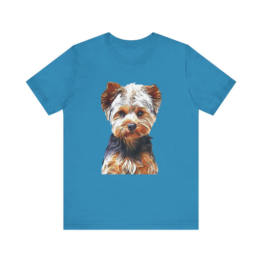 Yorkshire Terrier 'Lupis' Unisex Short Sleeve Tee