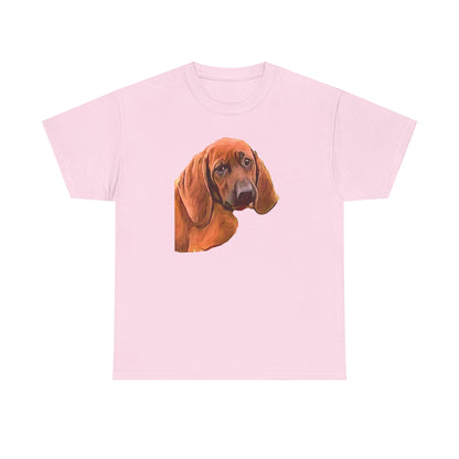 Redbone Coonhound Unisex Heavy Cotton Tee
