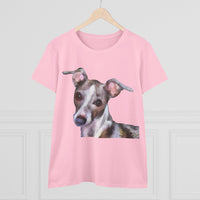 Italian Greyhound 'Lilly' Women's Midweight Cotton Tee