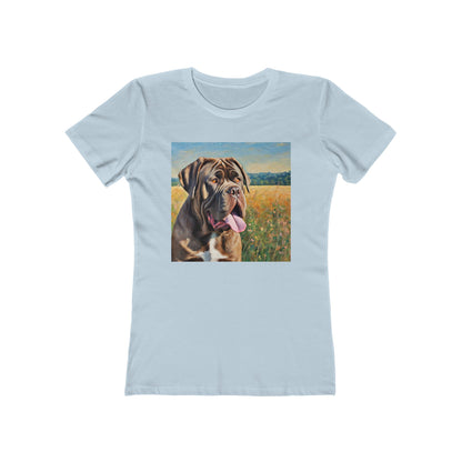 Neopolitan Mastiff Women's Slim Fitted Ringspun Cotton Tee