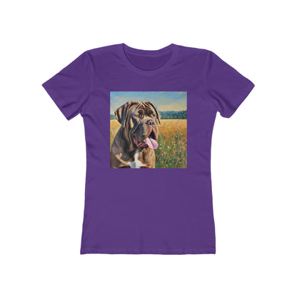 Neopolitan Mastiff Women's Slim Fitted Ringspun Cotton Tee