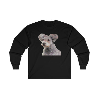 Hungarian Pumi Unisex Cotton Long Sleeve Tee