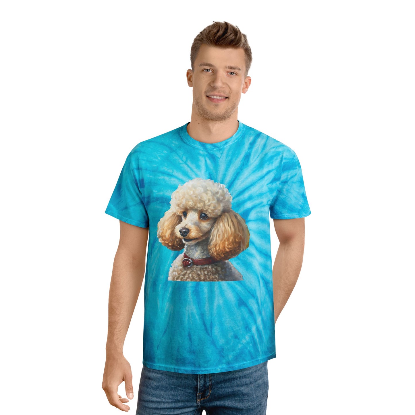 Standard Poodle #2 - Tie-Dye Tee, Cyclone