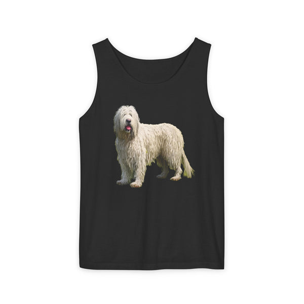 Komondor Unisex Relaxed Fit Garment-Dyed Tank Top