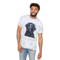 Flat-Coated Retriever Fashion Tie-Dyed T-Shirt