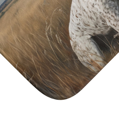 Braque du Bourbonnais Bathroom Rug Mat