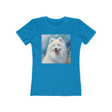 Samoyed Women's Slim Fitted Ringspun Cotton Tee