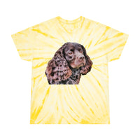 American Water Spaniel Unisex Cotton Tie-Dye Tee, Cyclone