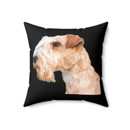 Lakeland Terrier Spun Polyester Throw Pillow