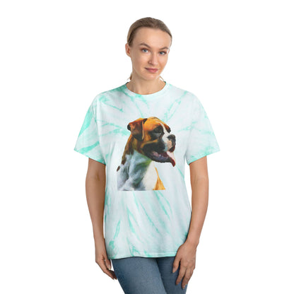 Boxer 'Cooper' Unisex Cotton Tie-Dye Tee - Cyclone Delight