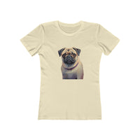 Pug - Women's Slim Fit Ringspun Cotton Tee