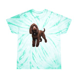 Irish Water Spaniel Tie-Dye Tee, Cyclone