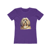 Lhasa Apso - Women's Slim Fit 100% Ringspun Cotton Tee