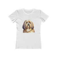 Lhasa Apso - Women's Slim Fit 100% Ringspun Cotton Tee