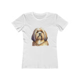 Lhasa Apso - Women's Slim Fit 100% Ringspun Cotton Tee