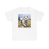 Cairn Terriers  -  Unisex Heavy Cotton Tee