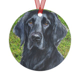 Flat-Coated Retriever Metal Ornaments