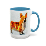 Pembroke Welsh Corgie Ceramic Accent Coffee Mug - 2 Sizes