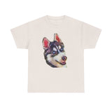 Siberian Husky 'Iditarod' Unisex Heavy Cotton Tee