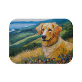 Golden Retriever Puppy Bathroom Rug Mat